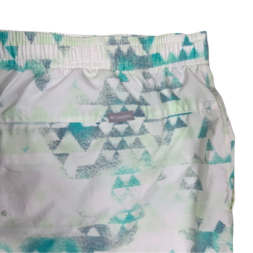 Columbia 2x Printed Shorts Drawstring Swimming Hiking Camping Breathable Light - Picture 7 of 10